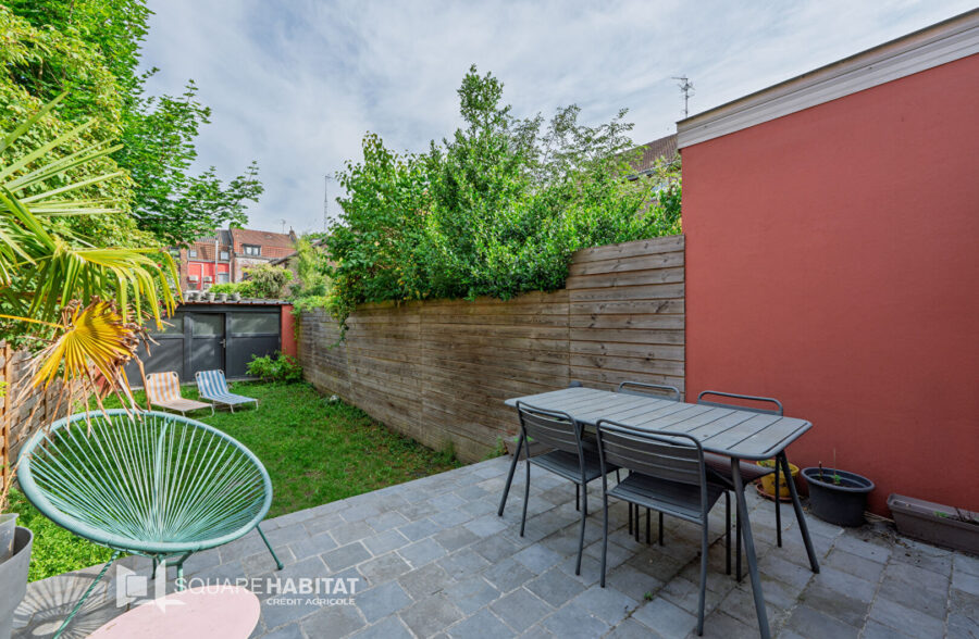 Lambersart – Proche métro et commodités – superbe maison en excellent état avec 3 chambres, grande pièce de vie et jardin