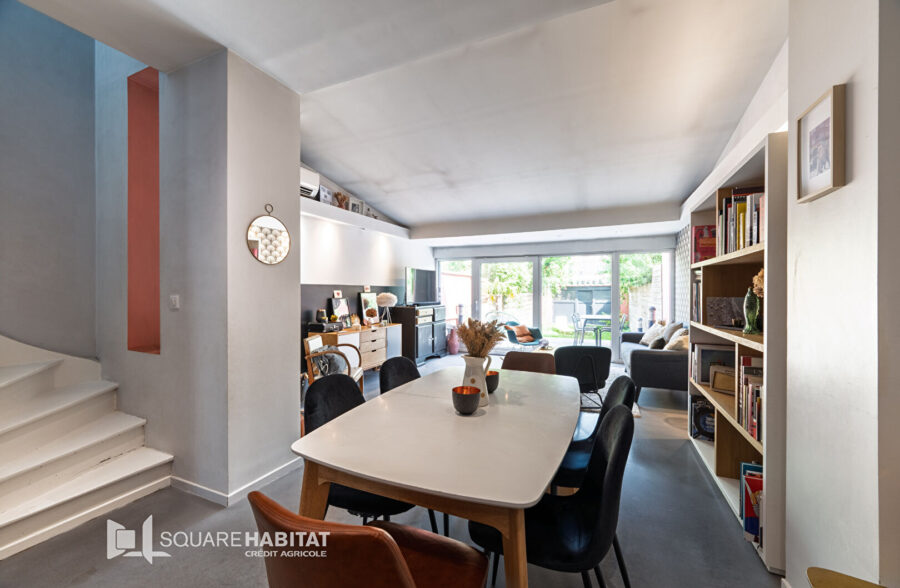 Lambersart – Proche métro et commodités – superbe maison en excellent état avec 3 chambres, grande pièce de vie et jardin