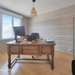 Plain pied individuel sous sol complet  2 chambres et 1 bureau