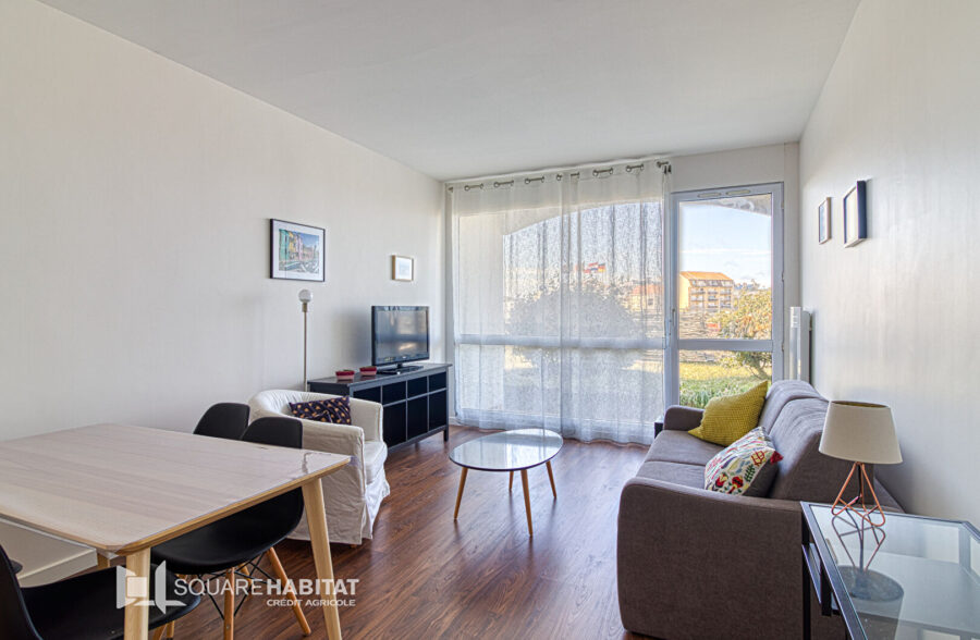 Appartement Studio meublé en rez-de-chaussée Stella Plage