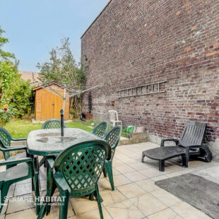 Maison de charme à deux pas de la Place du Travail – Roubaix 134 m² | 4 chambres | Jardin 70 m² | Cave saine