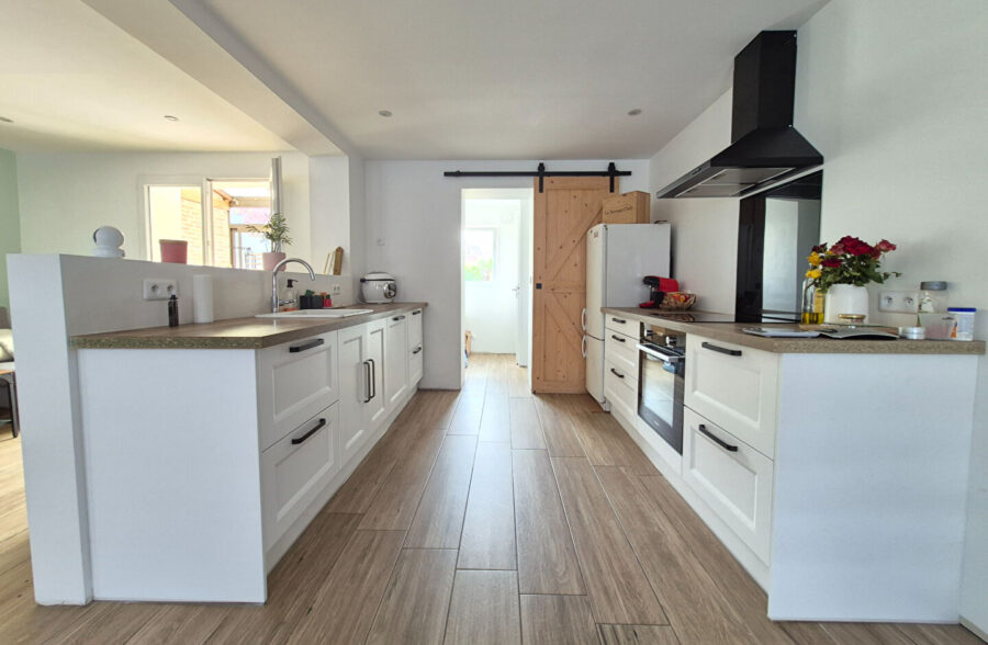 élégante maison rénovée avec jardin