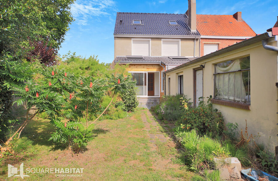 Billy Berclau – Maison semi individuelle 4 chambres  – Secteur calme