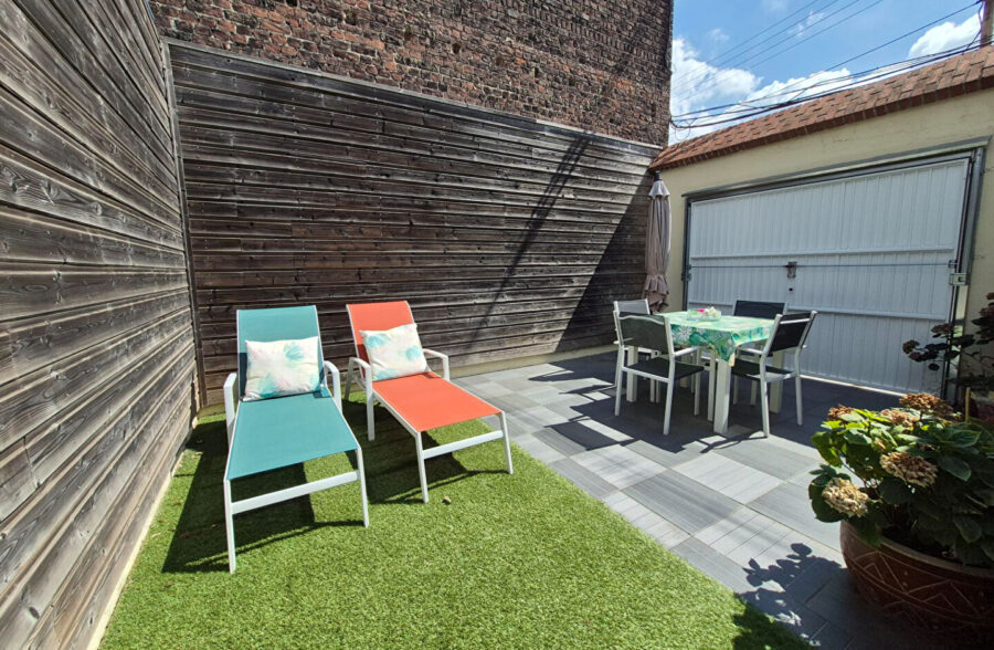 Croix centre, maison semi-individuelle de 140 m², 5 chambres, terrasse