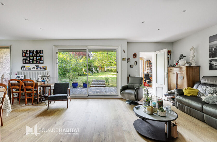 Plain pied 3chs + bureau + jardin + garage