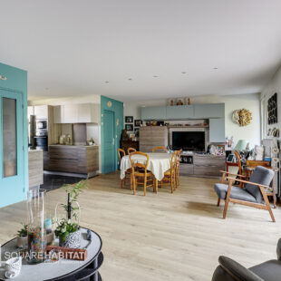 Plain pied 3chs + bureau + jardin + garage