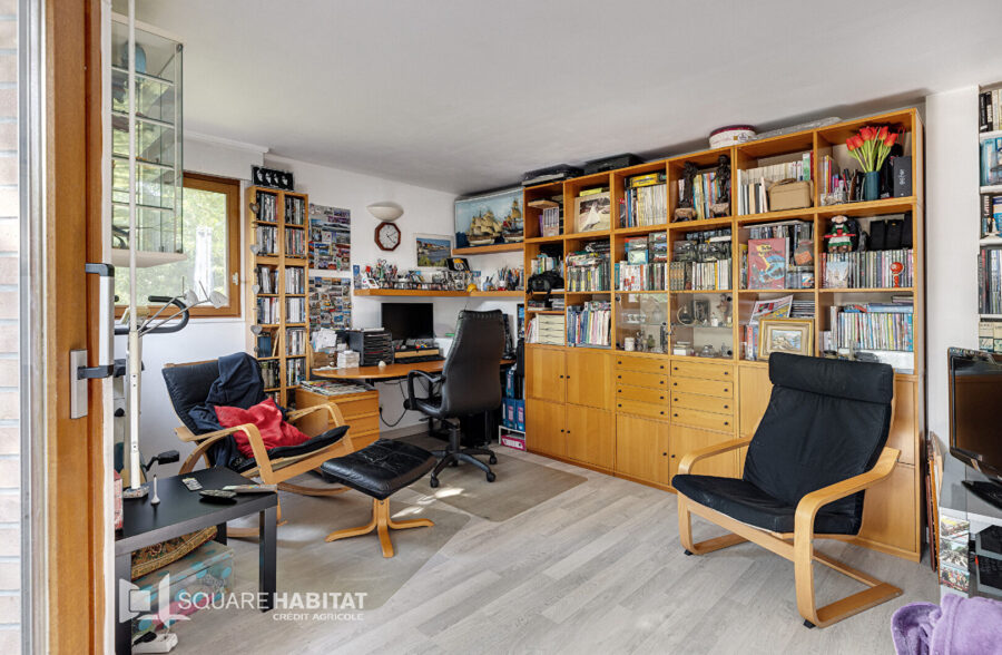 Plain pied 3chs + bureau + jardin + garage