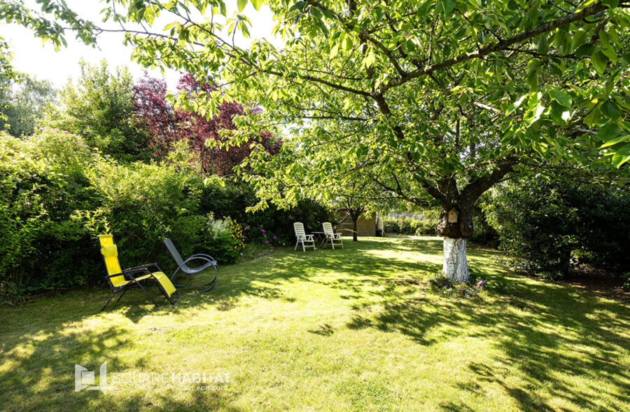 Plain pied 3chs + bureau + jardin + garage