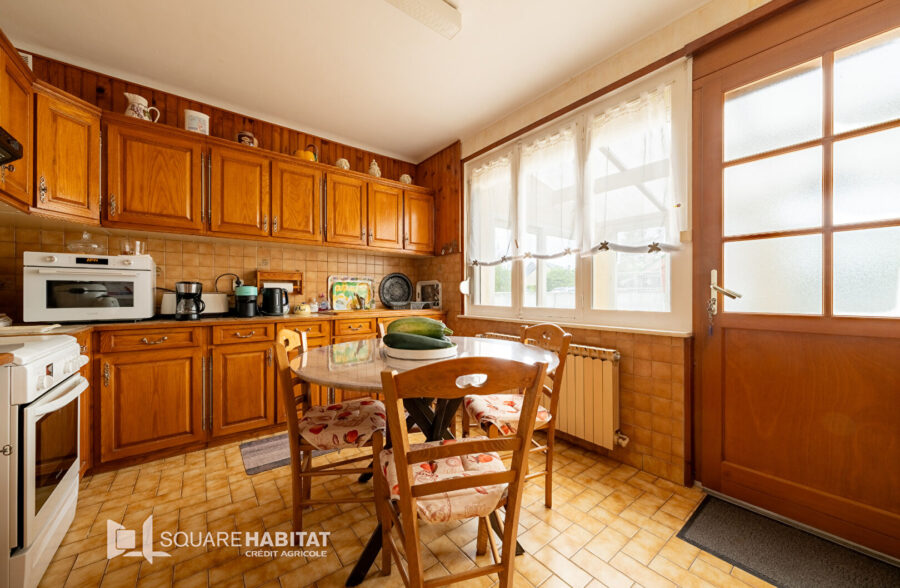 Maison individuelle en semi plain pied 3 chambres jardin garage