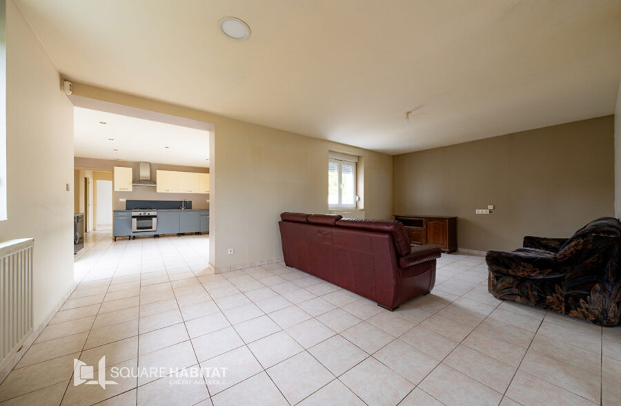 Maison individuelle en plain pied 3 chambres 115m²