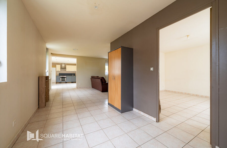 Maison individuelle en plain pied 3 chambres 115m²