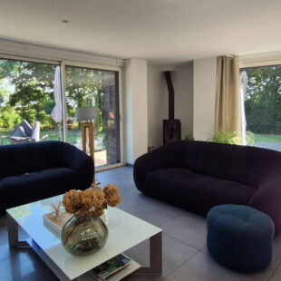 Maison Cubique Contemporaine, semi Plain-pied