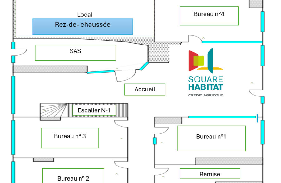 Immeuble à usage mixte .Beau potentiel 18 pièces 352.42 m2