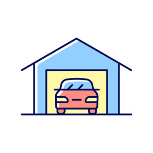 Garage en résidence sécurisée