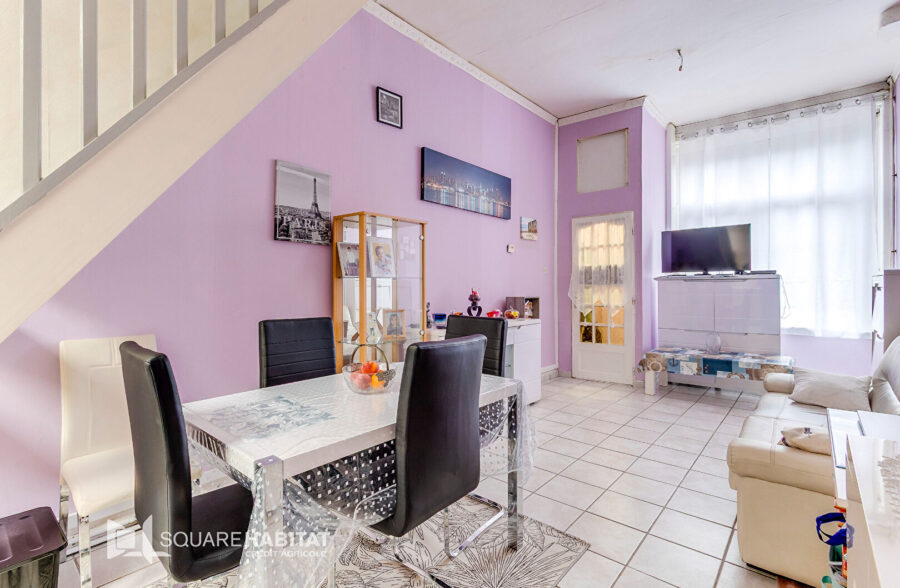 Vente Maison de ville 79 000€ FAI !!! EN EXCLUSIVITÉ – ROUBAIX  Square Habitat Crédit Agricole Roubaix