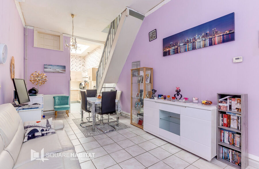 Vente Maison de ville 79 000€ FAI !!! EN EXCLUSIVITÉ – ROUBAIX  Square Habitat Crédit Agricole Roubaix