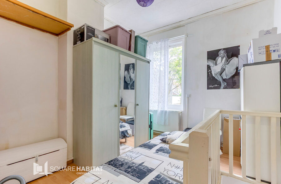 Vente Maison de ville 79 000€ FAI !!! EN EXCLUSIVITÉ – ROUBAIX  Square Habitat Crédit Agricole Roubaix
