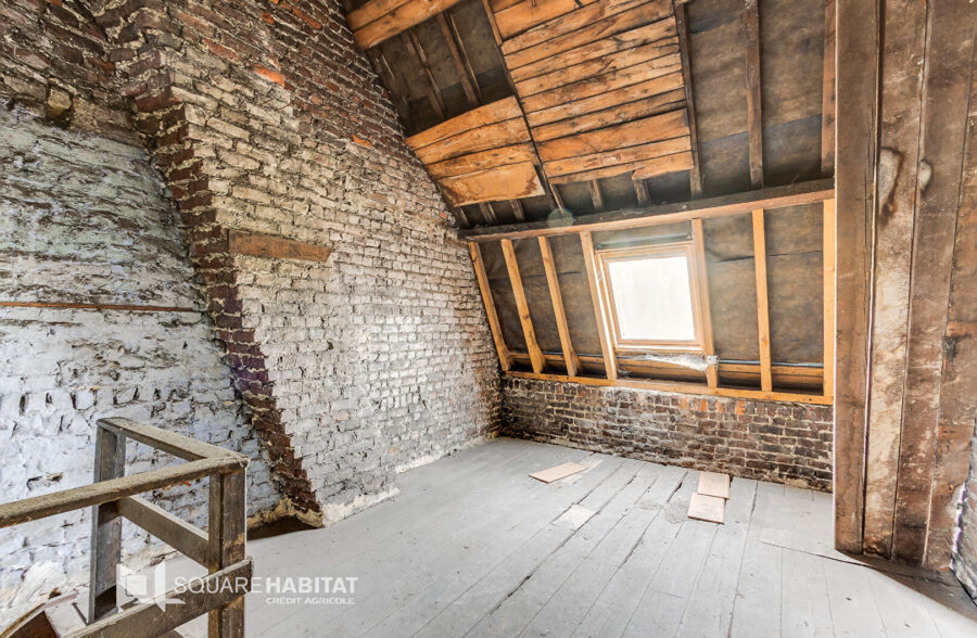Vente Maison de ville 79 000€ FAI !!! EN EXCLUSIVITÉ – ROUBAIX  Square Habitat Crédit Agricole Roubaix