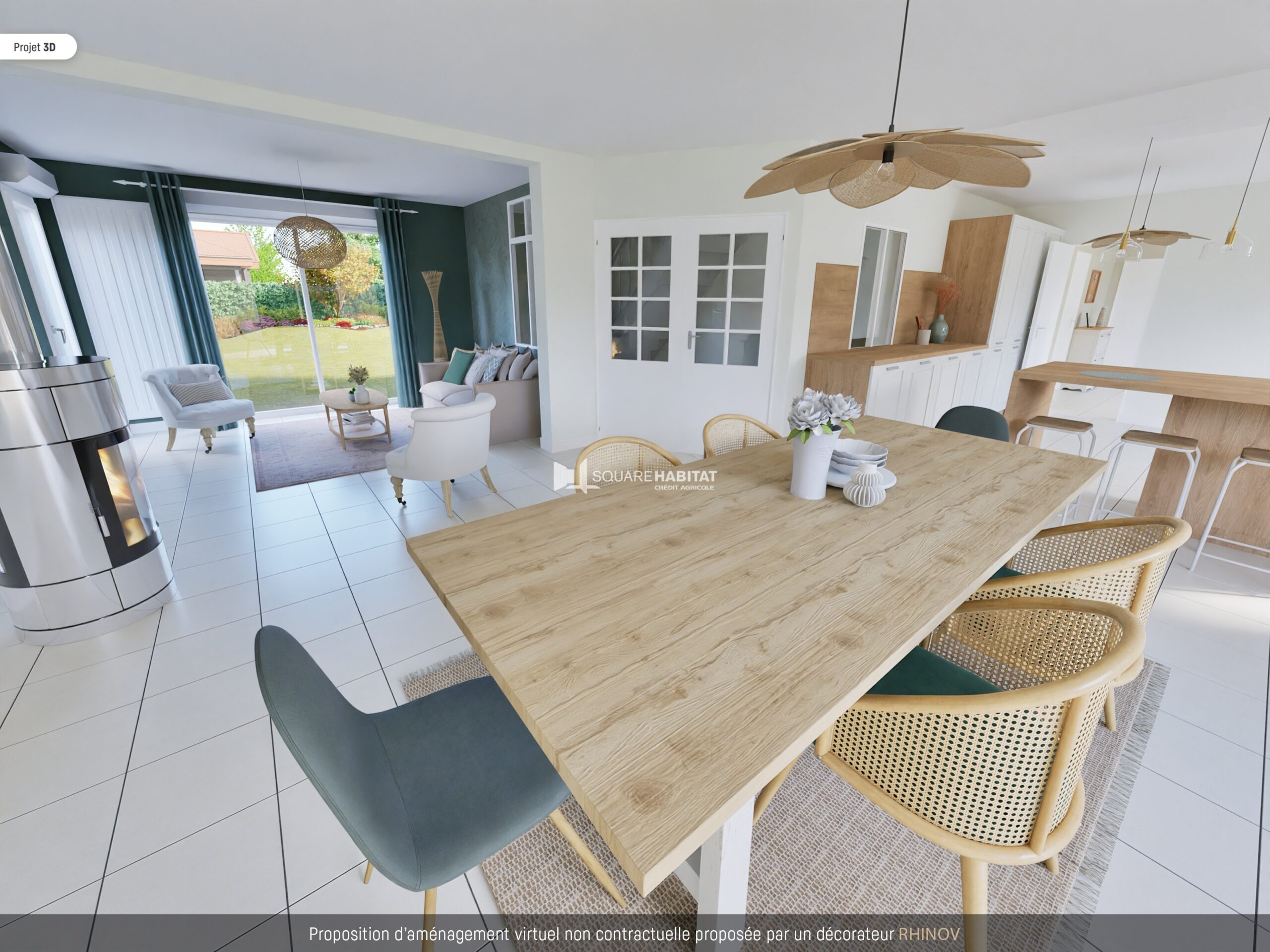 Maison en semi plain pied Beaurains 6 pièce(s) 180 m2