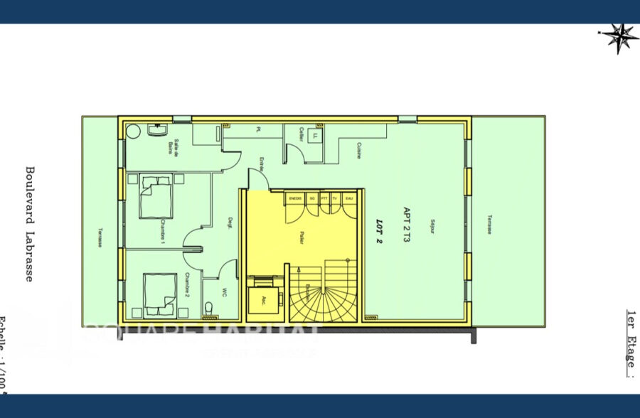 Immeuble de rapport de 5 Appartements Stella Plage