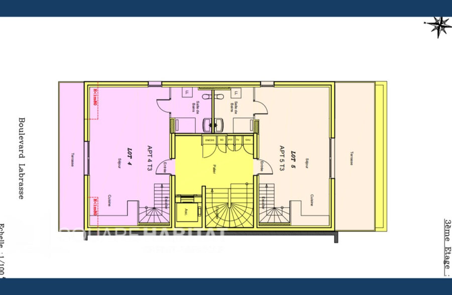 Immeuble de rapport de 5 Appartements Stella Plage