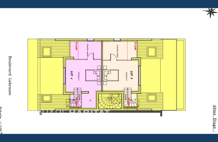 Immeuble de rapport de 5 Appartements Stella Plage