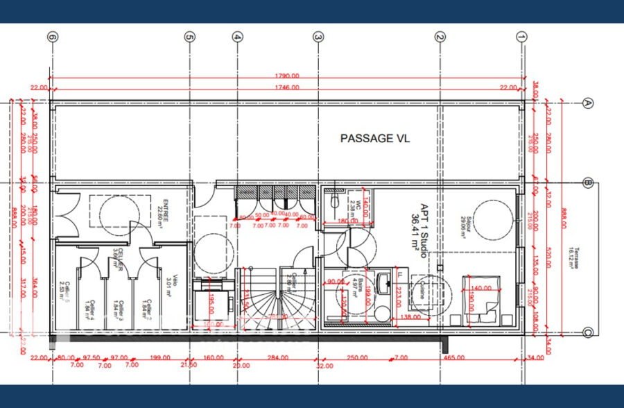 Immeuble de rapport de 5 Appartements Stella Plage