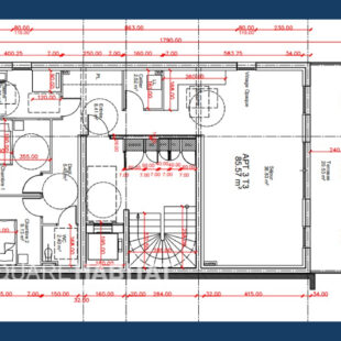 Appartement T3 Stella  85.57 m2