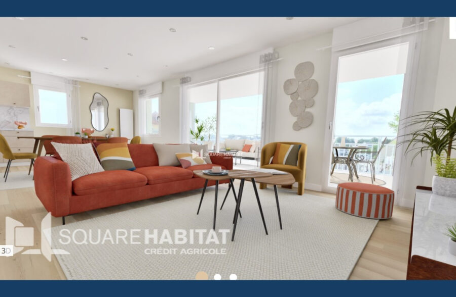 Appartement T3  85.57 m2 Stella plage