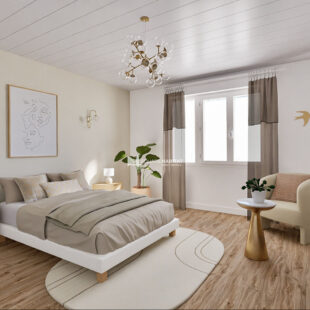 Appartement T3 rénové, superbe vue mer à Merlimont-Plage.