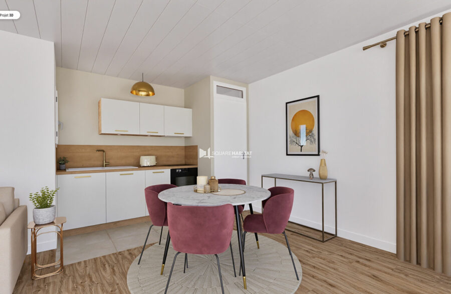 Vue Mer Merlimont-Plage T3 Terrasse – Opportunité rare sur le front de mer !