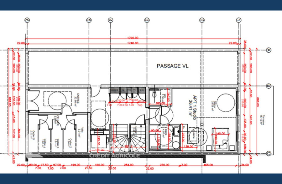 Appartement STUDIO 36.41 m2 STELLA PLAGE