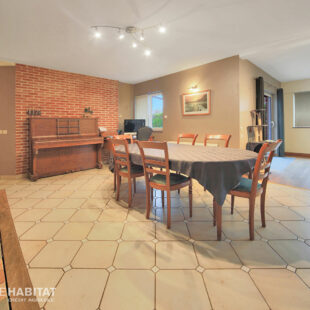 Plain pied individuel 4 chambres, jardin, garages