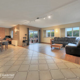 Plain pied individuel 4 chambres, jardin, garages