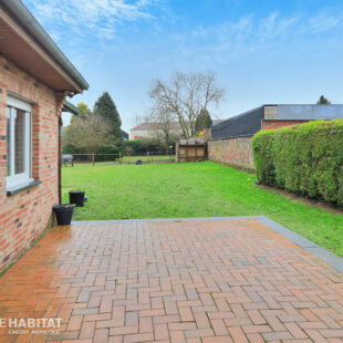 Plain pied individuel 4 chambres, jardin, garages