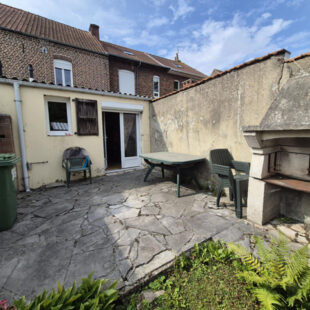 Maison Mitoyenne Lillers 3 chambres, 1 dressing, jardin