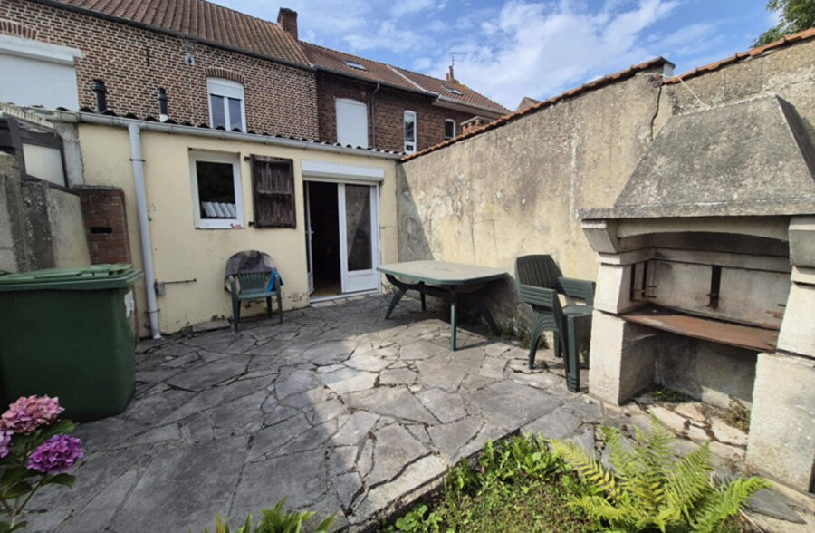 Maison Mitoyenne Lillers 3 chambres, 1 dressing, jardin