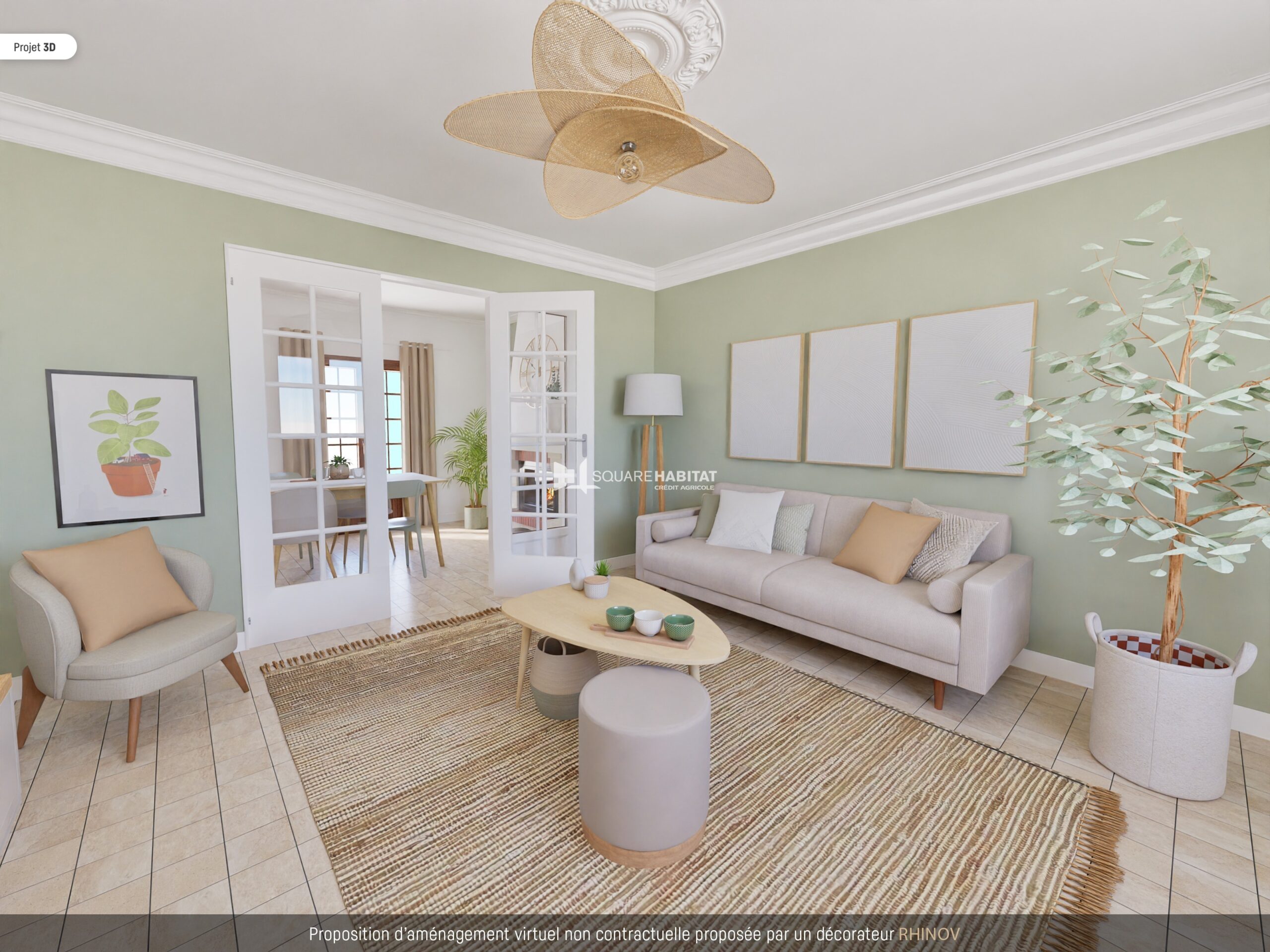Maison de ville avec jardin – charme et confort