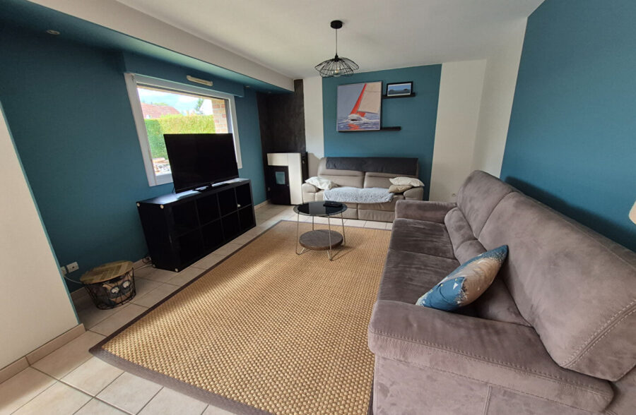 INDIVIDUELLE de SEMI PLAIN PIED, 4 chambres, jardin, garage, parking