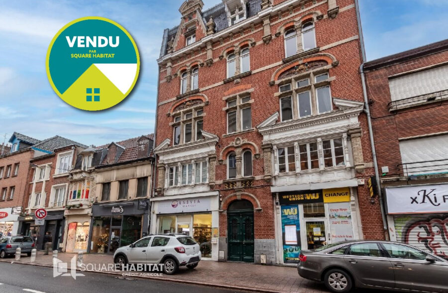 EXCLUSIVITE SQUARE BOX : LILLE – GAMBETTA : T2 de 32,71 m2 VENDU LOUE