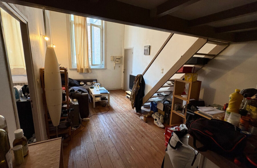 APPARTEMENT DE TYPE 2 AVEC DOUBLE MEZZANINE, A PROXIMITE DE LA GARE ET DE LA GRAND PLACE