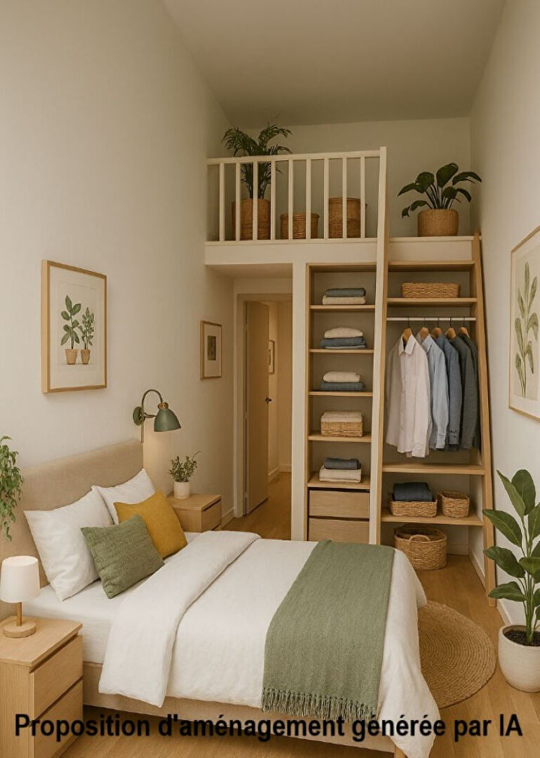 APPARTEMENT DE TYPE 2 AVEC DOUBLE MEZZANINE, A PROXIMITE DE LA GARE ET DE LA GRAND PLACE