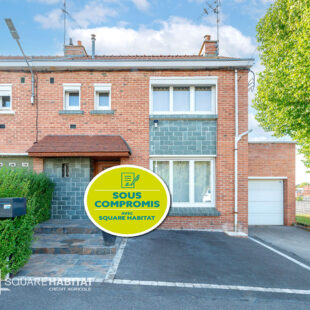 MAISON SEMIN-INDIVIDUELLE AVEC GARAGE  Sous compromis 