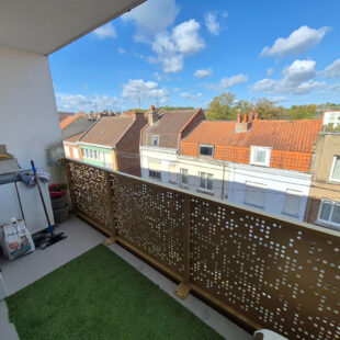 Métro Mitterie – Type 2, balcon, parking, VENDU LOUé, résidence récente