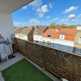 Métro Mitterie – Type 2, balcon, parking, VENDU LOUé, résidence récente