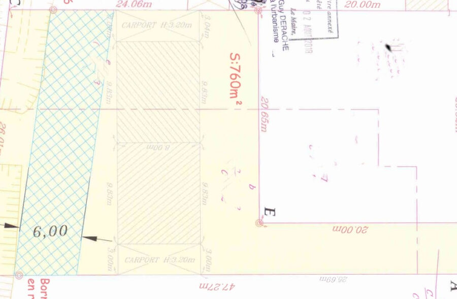 Terrain Orchies 760 m2