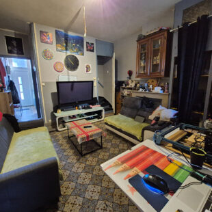Maison vendue louée 750 € de 3 chambres avec jardin.