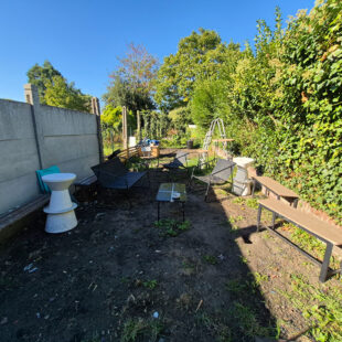 Maison vendue louée 750 € de 3 chambres avec jardin.