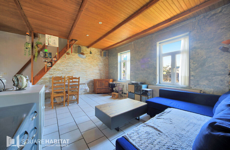 Maison en retrait de rue – 3 chambres + terrasse + jardins potagers