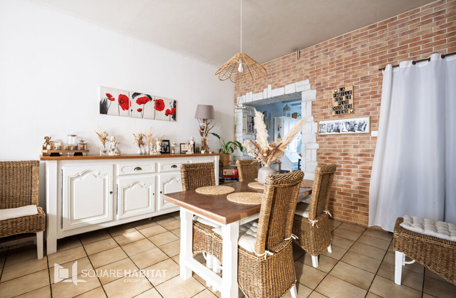 Maison 4 chambres + mezzanine – Jardin – Loos